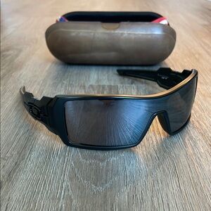 Oakley Black Oil Rig Sunglasses